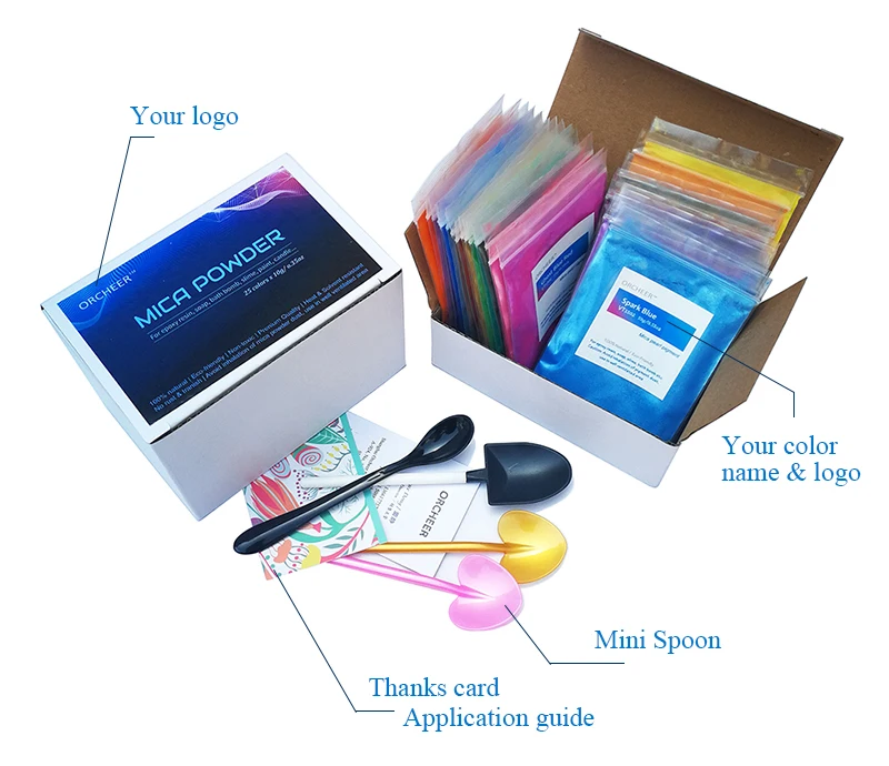 mica powder box OEM8