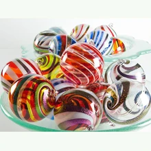 Noël Murano Verre Boules Multicolore