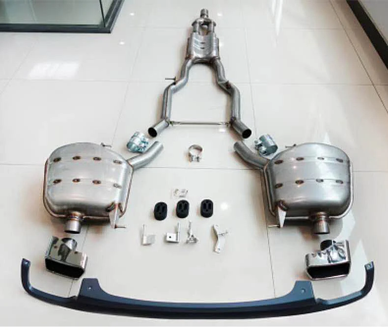 Stainless Steel  Exhaust Muffler For BMW 5 Series  535