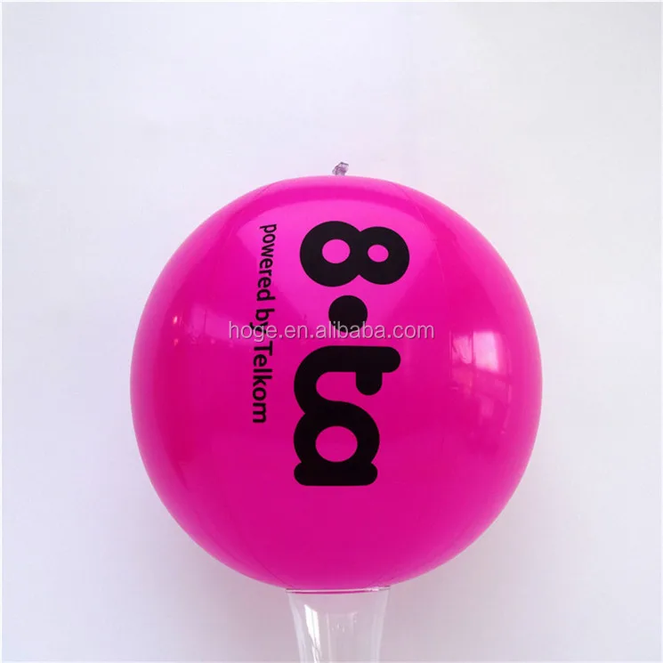 Lovely Pvc Ball Custom Size Inflatable Hot Pink Beach Ball For ...