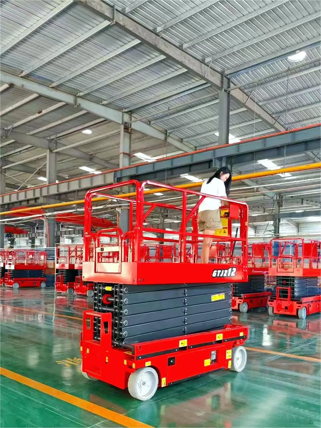 GTJZ08 Electric Scissor Lift Platform - 8M Work Height, Mobile ...