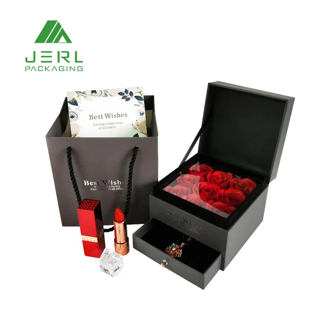 

Flower Gift Box,10 Pieces, Grey,red,customized