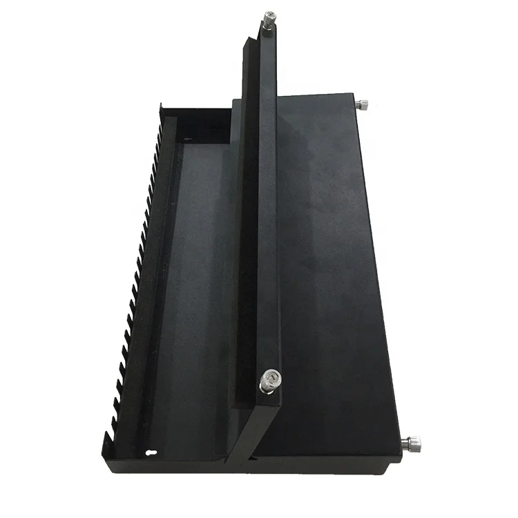 Front and Rear Cover Fixed 1U 24 Ports Cat6a UTP Patch Panel