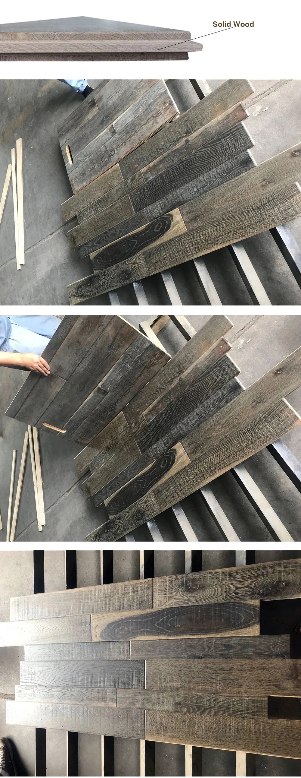 Stain Primitive UV Oil Solid Hardwood Flooring