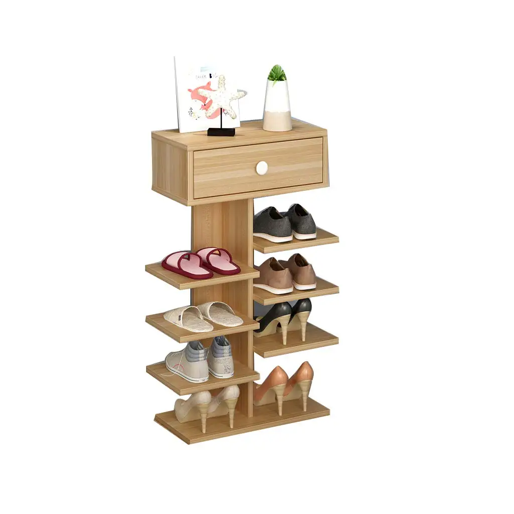 5 Tier Free Standing Shoe Rack Home Storage Organization For