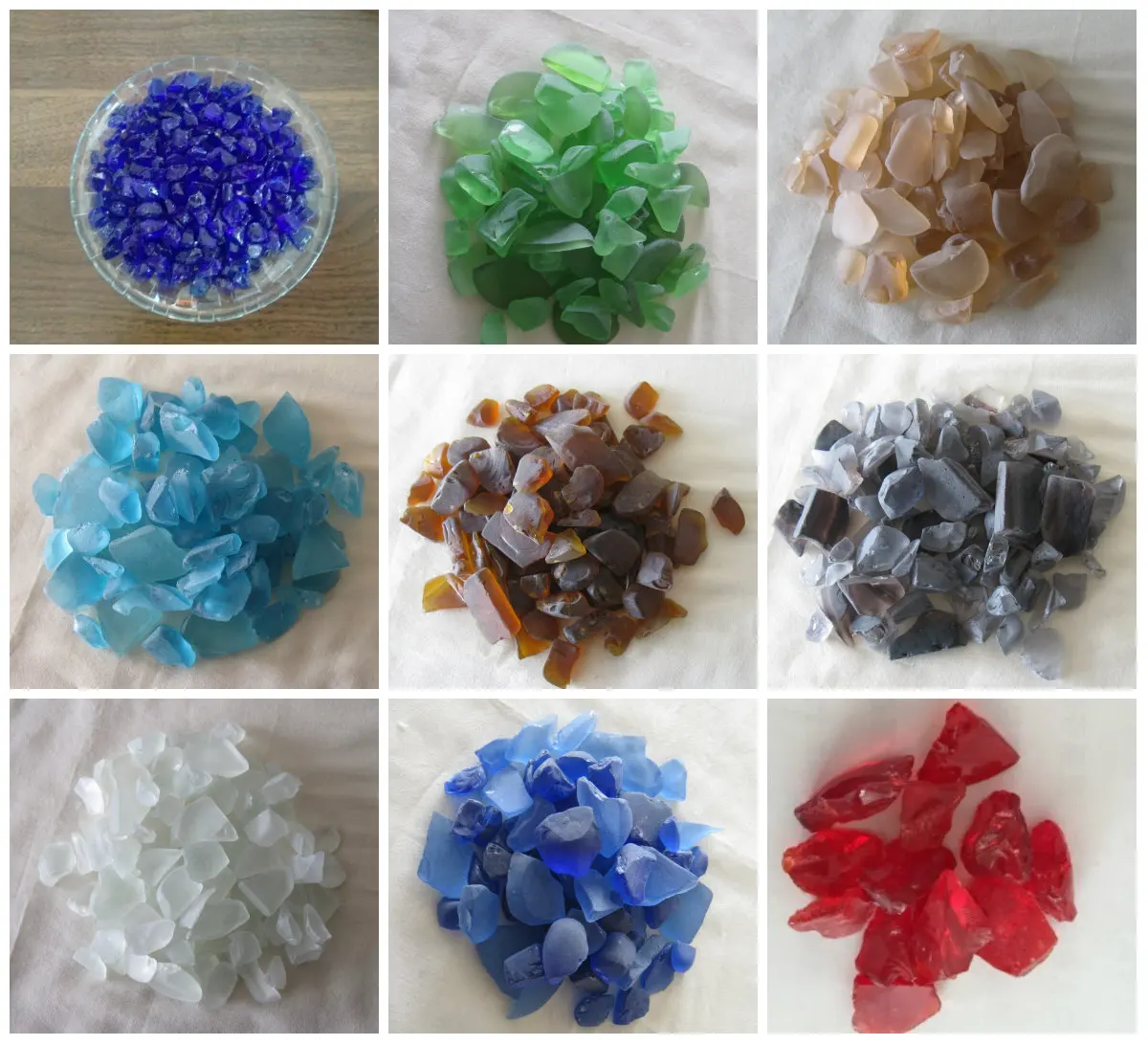 Natural Clear Colored Glass Rocks For Gabion And Home Landscaping Buy