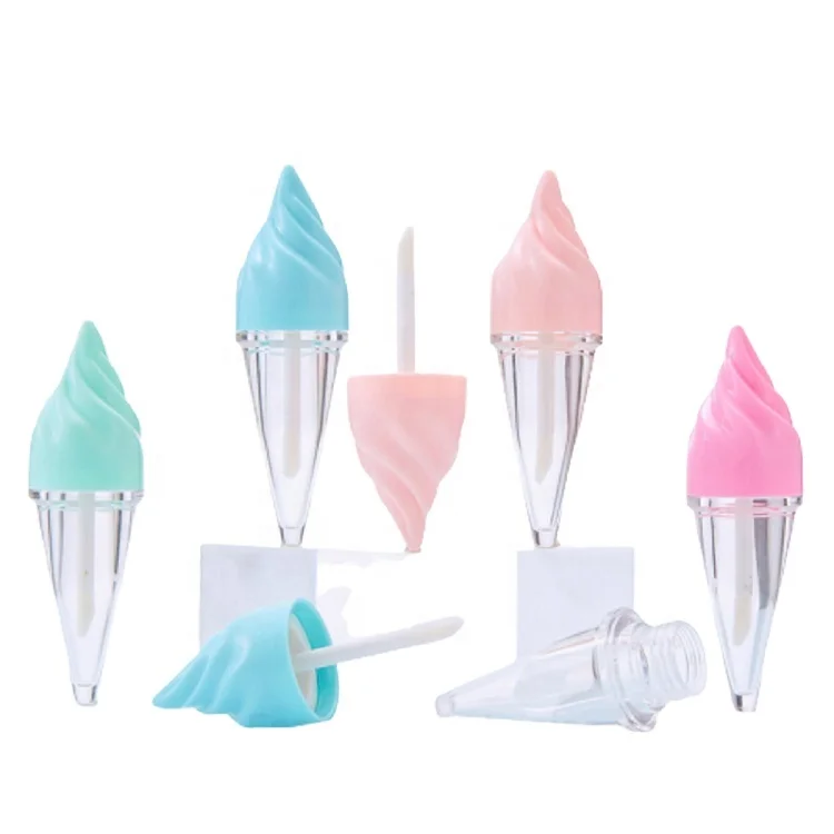 5ml Lipgloss Tubes Container Ice Cream Shape Kids Cute Lip Gloss Tube ...