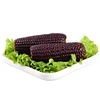 Twin packed purple glutinous corn in vacuum package