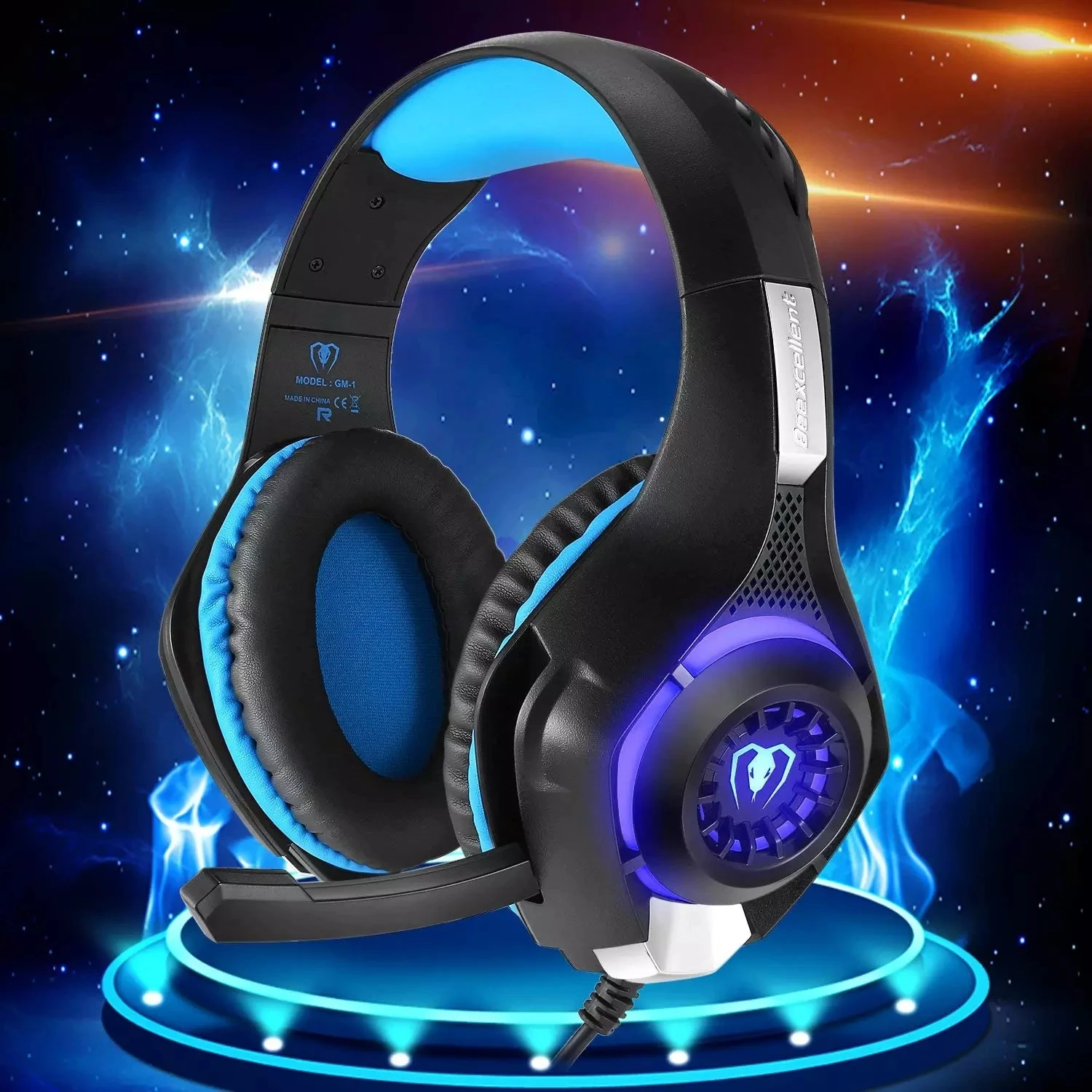 Wired gaming headset