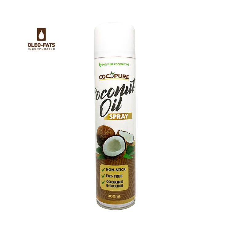
high quality Cocopure Brand Coconut oil 300ml*12 can capacity 