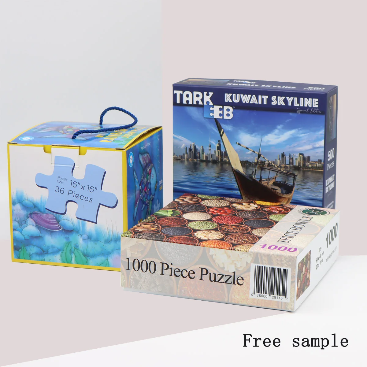 Creat Personalized 1000 Pieces Puzzle Games For Sale Custom Photo Maps