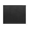 Strong Easy Install full Privacy Used Black Vinyl Fence Panels 6x8ft
