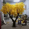 Artificial ginkgo trees are highly optional for use in indoor and outdoor decoration and can be customized with