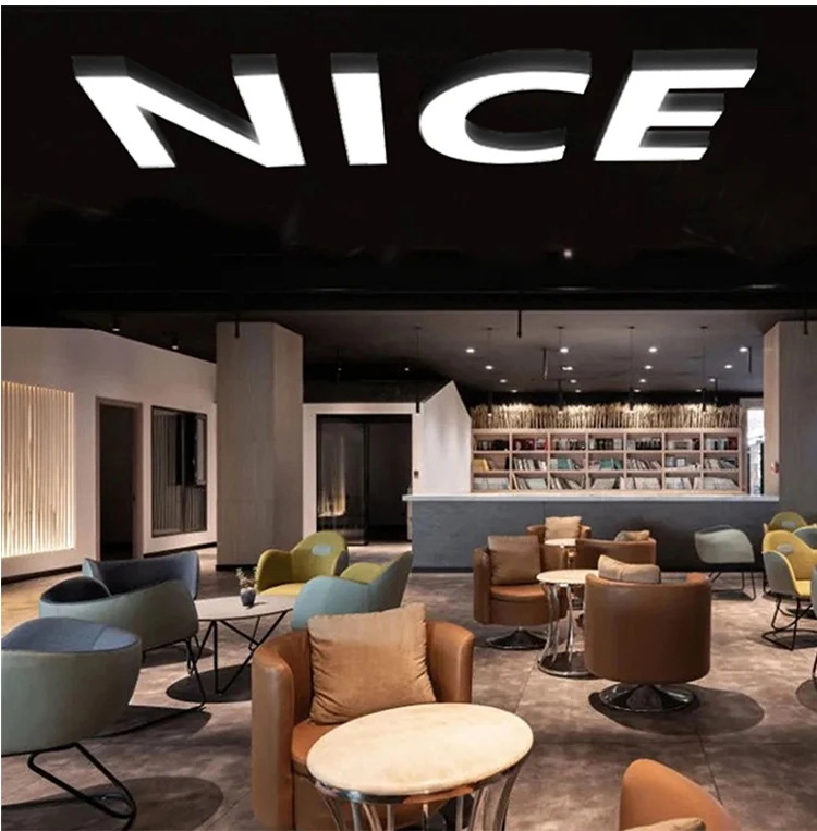 letter lamp customizable for restaurant coffee shop personalized ceiling chandelier-7