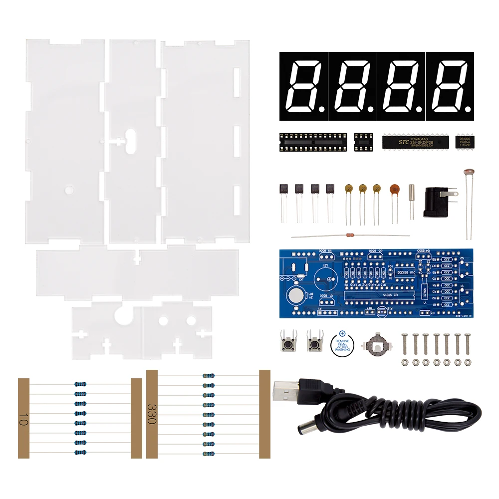 Часы для пайки. Часы DIY Kit электронные. Часы DIY Kit ds1302 схема. Электронный модуль часов DIY Kit.