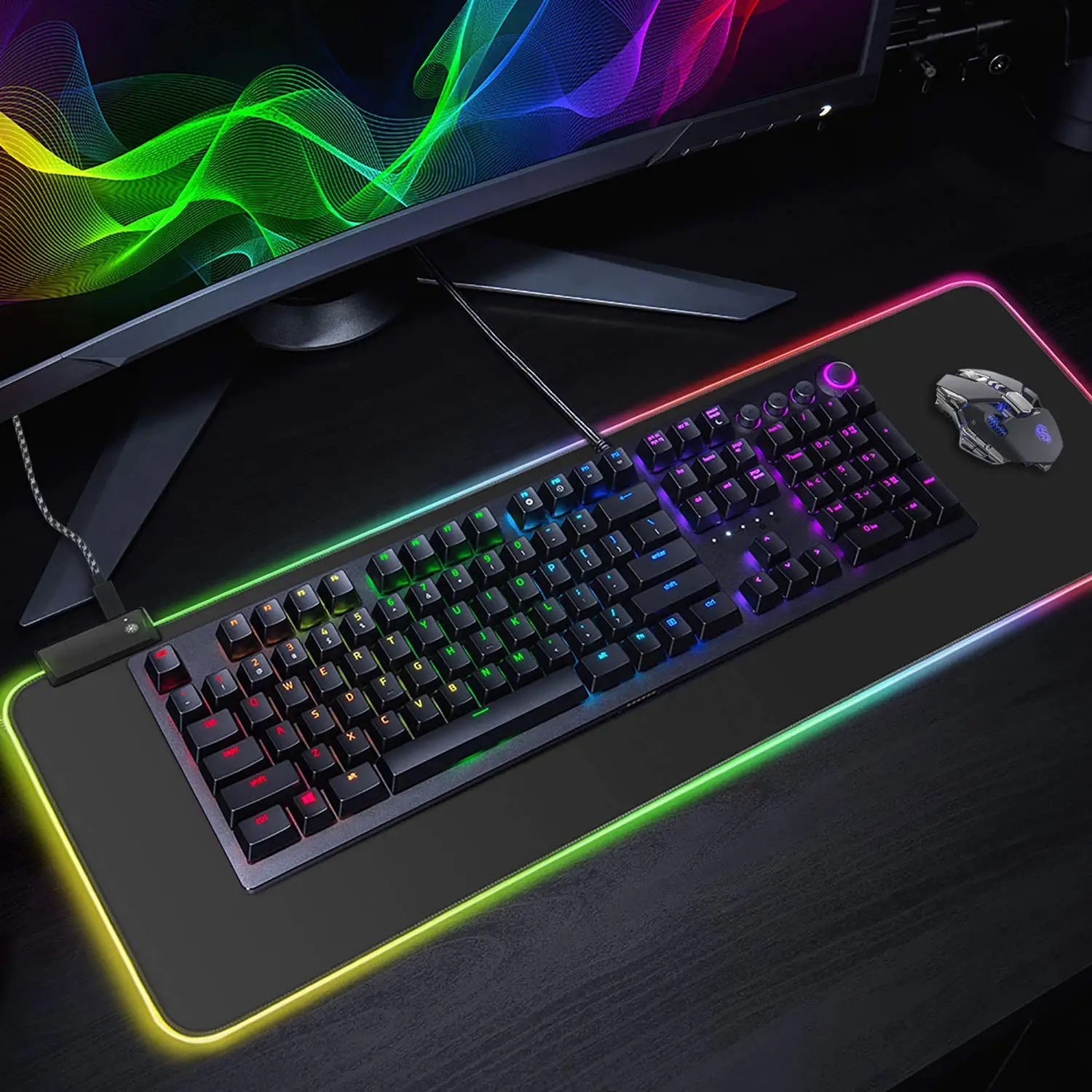 Rgb gaming. Клавиатура Razer Huntsman Elite. Razer Huntsman Elite - Clicky Optical Switch. Razer Mouse Pad Keyboard. Клавиатура с РГБ подсветкой Рейзор.