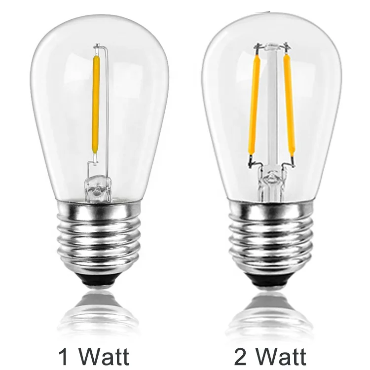 High Quality Daylight LED Filament S14 Light Bulb 2700K Warm White