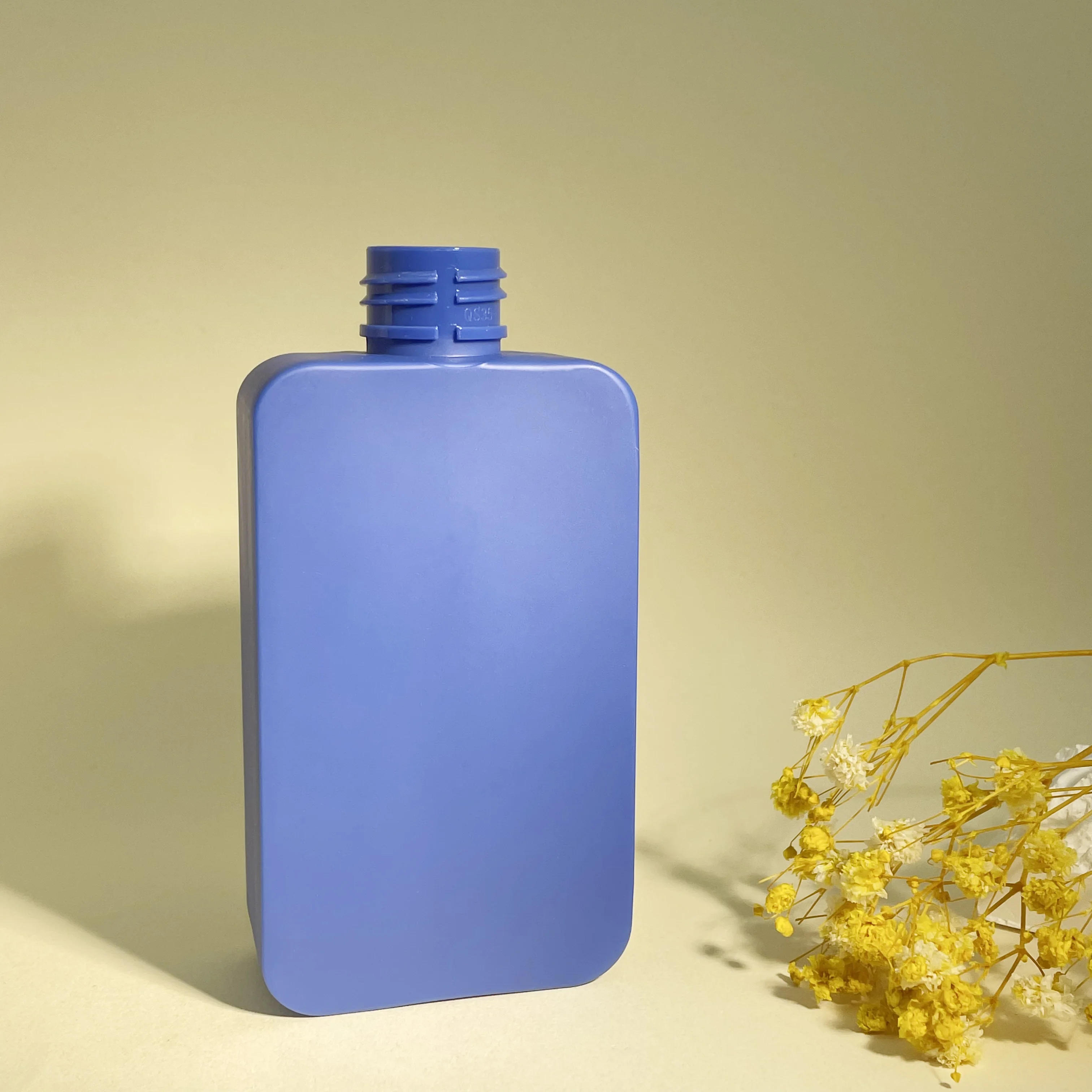 product 150ml matte blue pet square bottle custom logo lotion shampoo body wash pet bottles cosmetic packaging-25