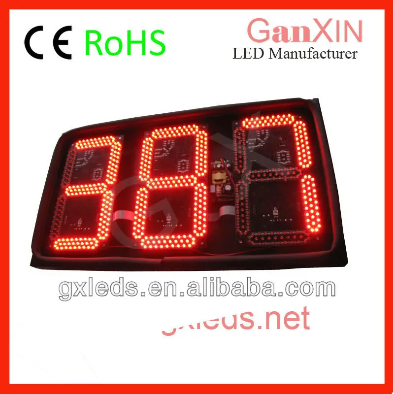 Outdoor 12 Inch 7 Segment LED Display - Counting Clocks