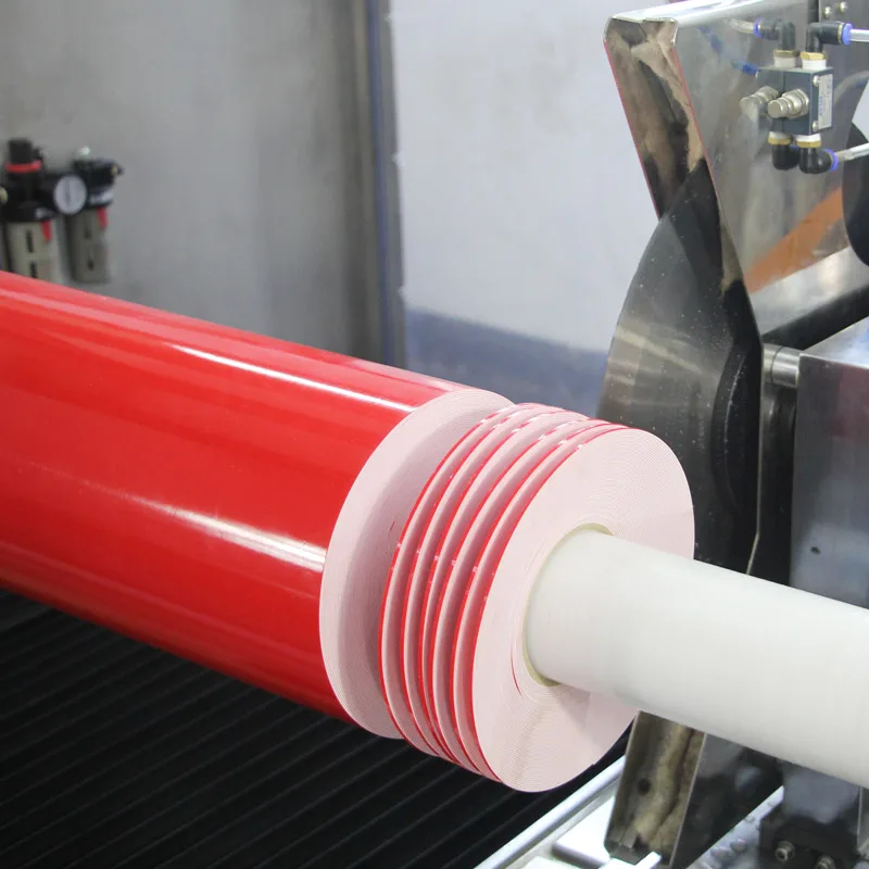 Cnc Control High Speed 400mm Blade Automatic Adhesive Double Sides Tape Log Roll Cutting Machine