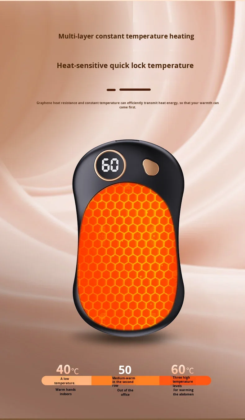 Hand Warmer, USB, 10000mAh, Portable - detail 20