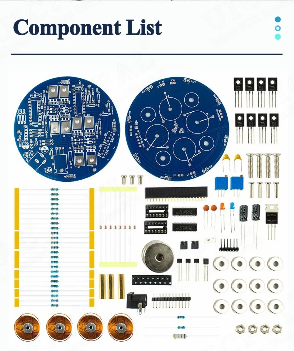 DIY Magnetic Levitation Module Kit - 50/150/300g Creative Electronic ...