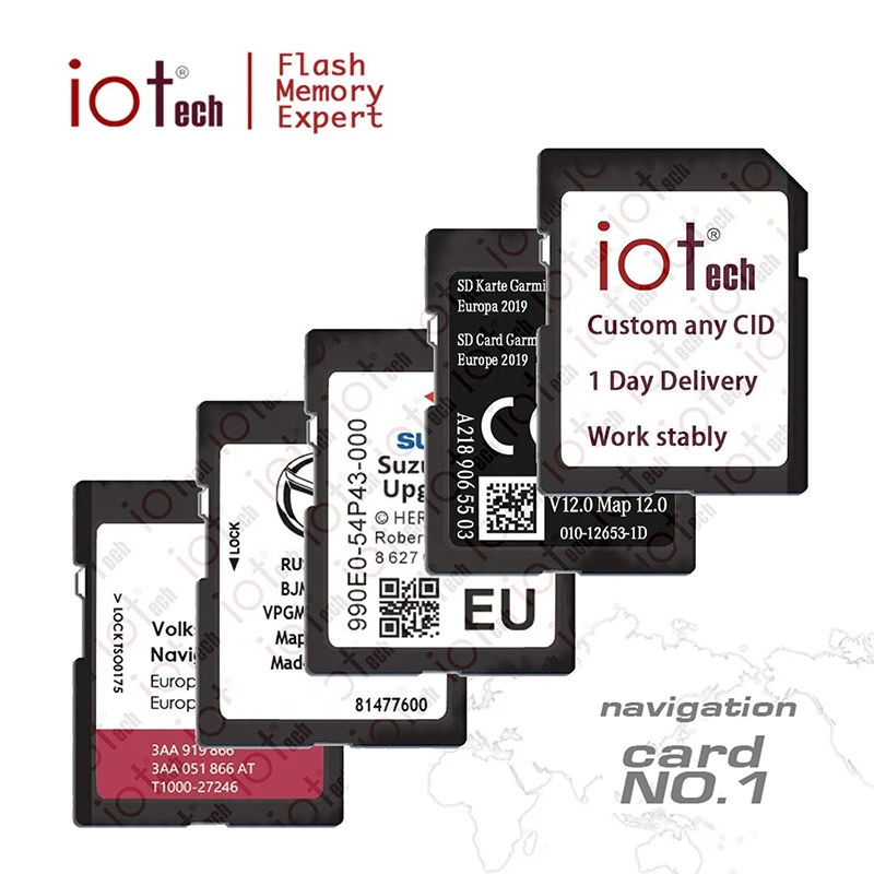 SD Card Car GPS Navigation Custom CID SD Card Write/Clone CID For GPS Navi With Changeable CID SD Card Maps - ANKUX.COM