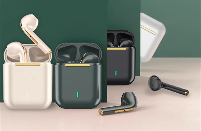 new macaron j18 tws true wireless bt headphones sport earbuds