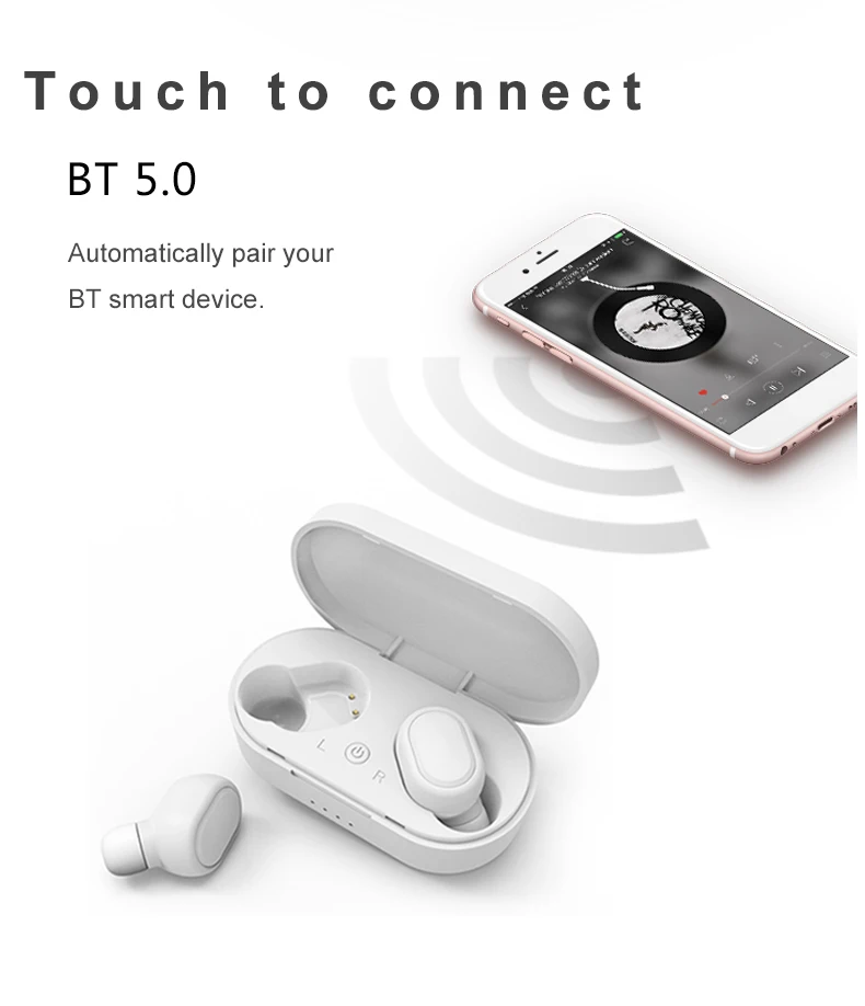 Wholesale A7 TWS Truly Earphone in Ear Wireless MINI Earbuds with Charging Case - ANKUX.COM