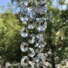 14mm octagon crystal strands DIY Curtain strands one meter from Yinguang crystal for wedding, party