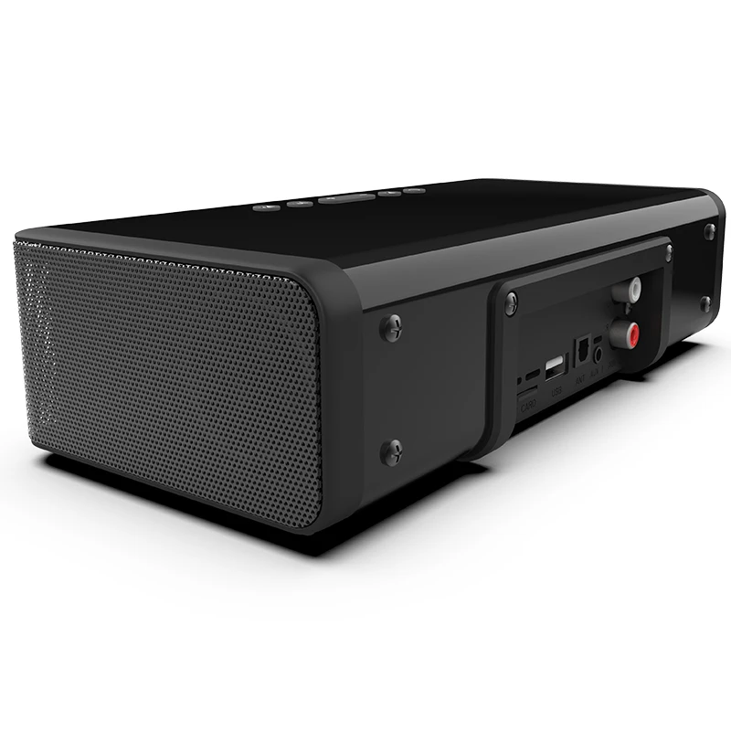 Newest Super Bass Desktop Sports Hands Free Calling Portable Speaker Waterproof Outdoor Alarm Clock Mini True Wireless Speaker - ANKUX.COM