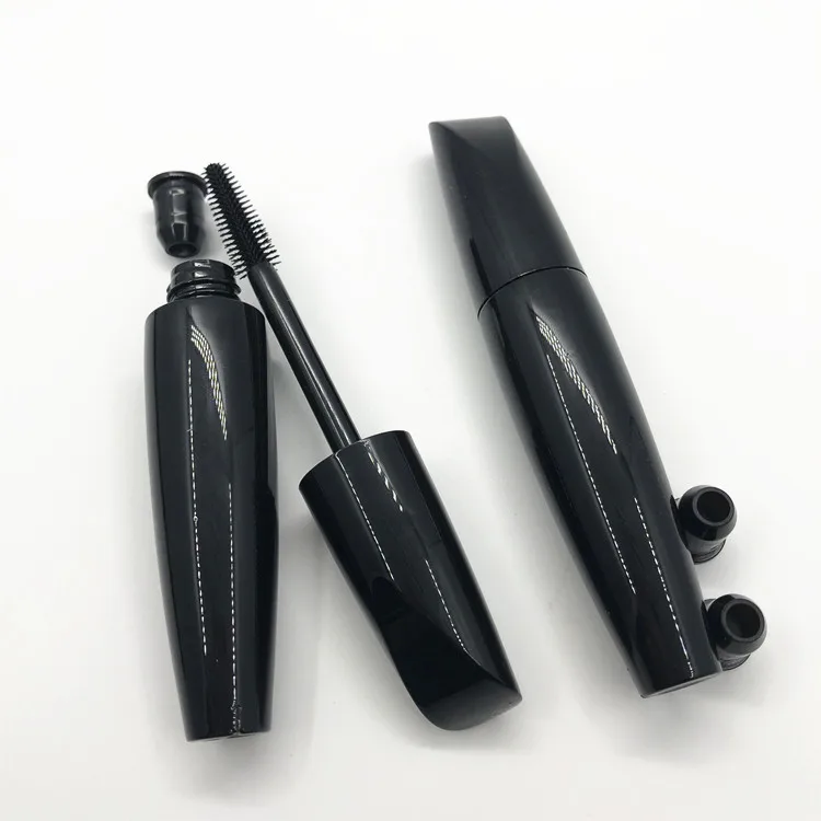 shiny black mascara bottle