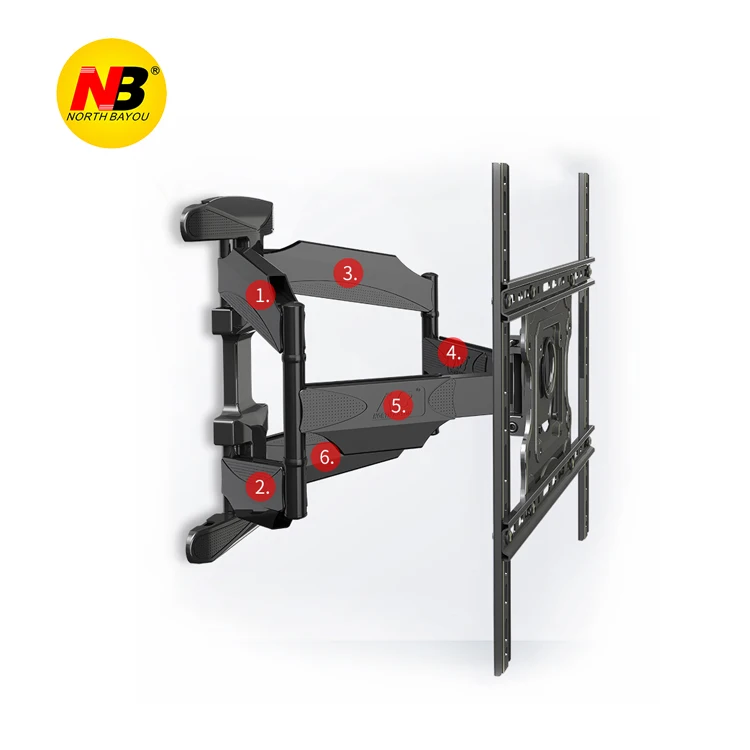 757-l400 6 Arm 32-70" Retractable Swivel Wall Mount Tv Stand - Buy Swivel Tv Stand 360,Movable Mount Stand,Wall Mount Monitor Stand Alibaba.com