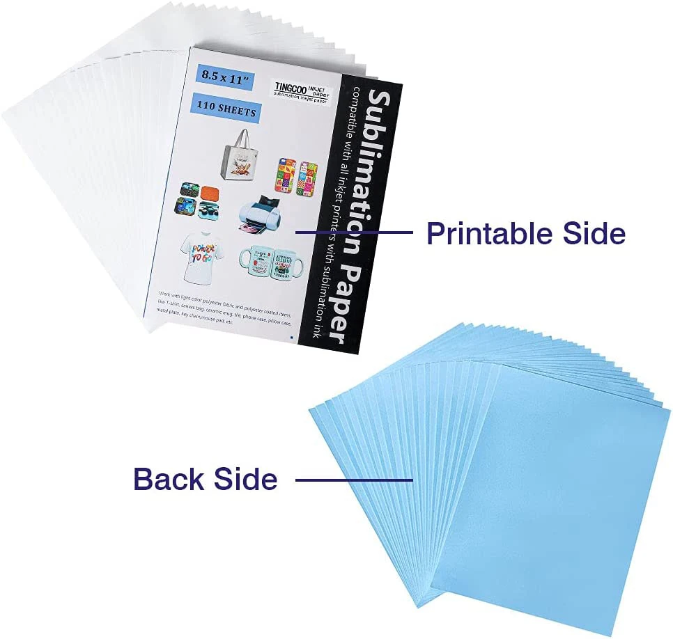 Sublimation Heat Transfer Paper A4 Size For Polyester For Coffee Mugs T