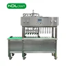 Semi automatic 4 6 8 head craft draft beer glass bottle filling and capping machine