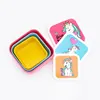 Eco friendly recyclable layered custom food adult children set leakproof school bottle plastic bento kids lunch box for kids