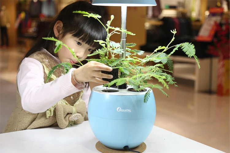 office mini green plant air purifier
