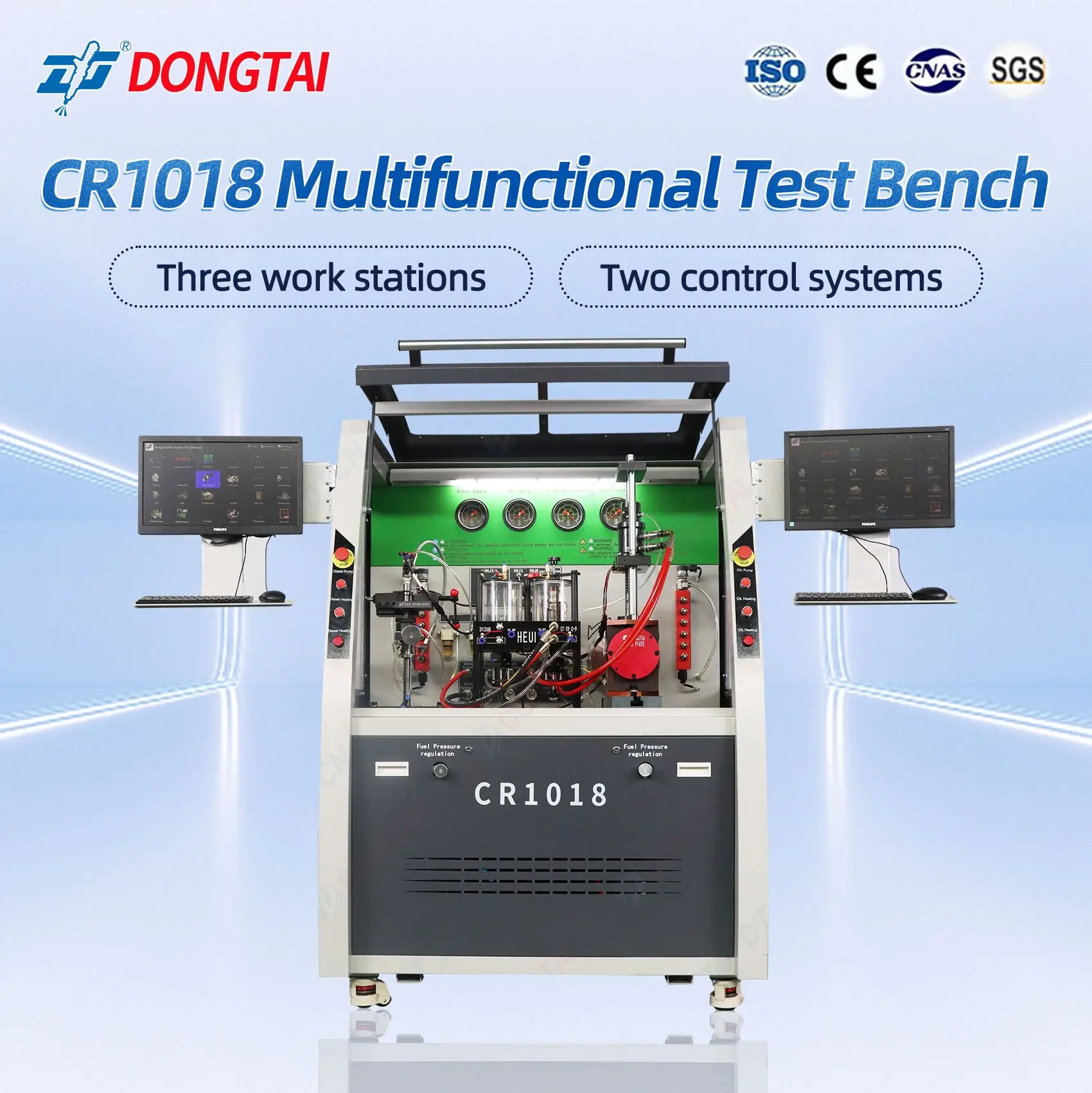 Cr1018 Diesel Fuel Injection Pump Test Bench With Eui Eup Cambox Heui ...