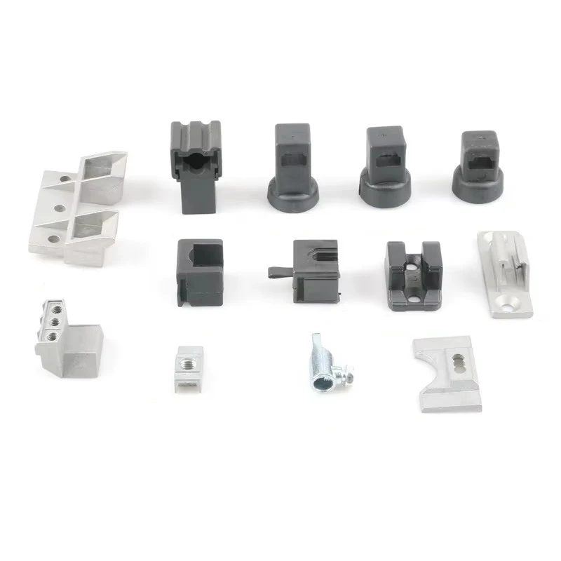 RG001-1-2 Black Cabinet Lock PA Guide 6000 Series Accessory Fittings Connecting Sub-Fixing Piece Cutting Service Included supplier