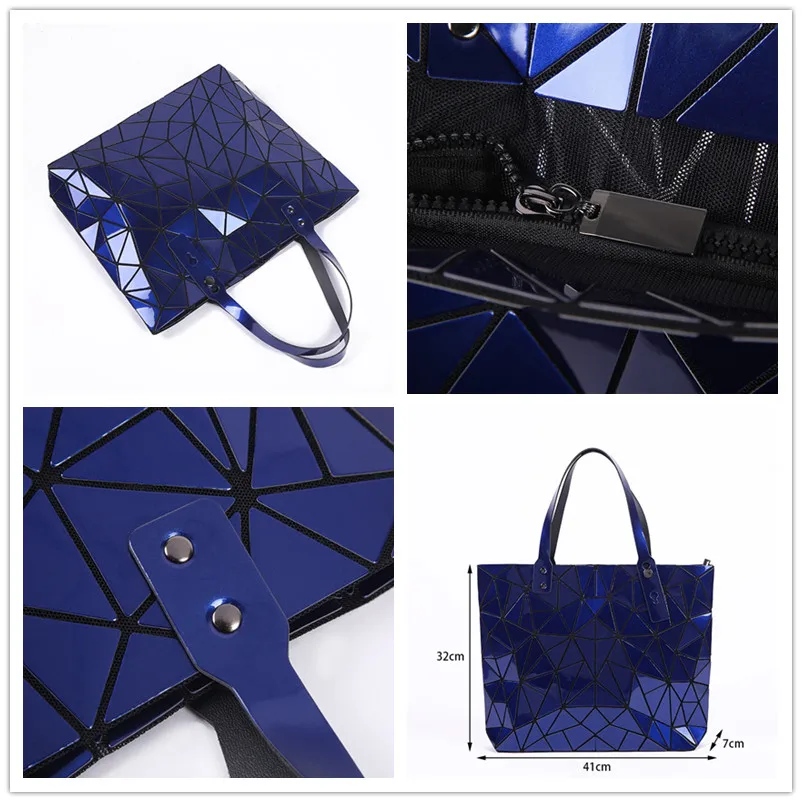 2023 Fashion Large Tao Bao Handbag Beach Hologram Shoulder bolsa Waterproof Travel Women Bao Bag