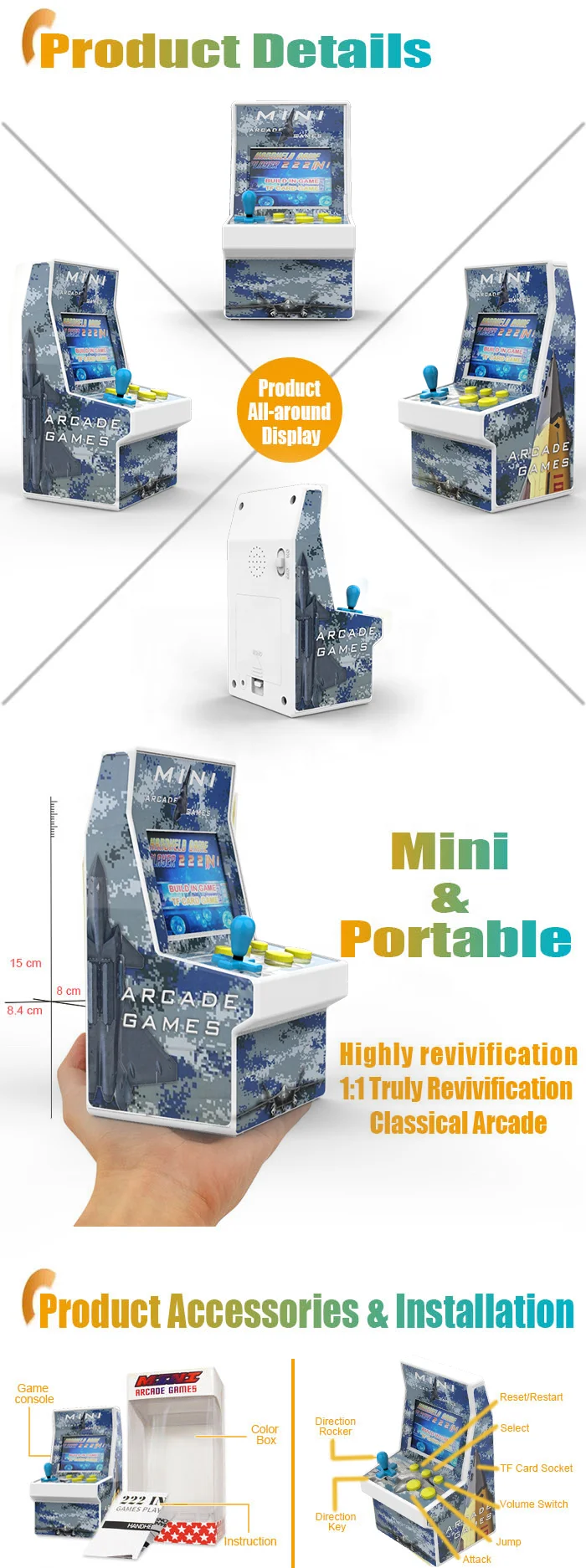 China Cheap Family Children Retro Classic Arcade Mini Machine Original Black Market Consoles Video Games Cabinet Co Jp
