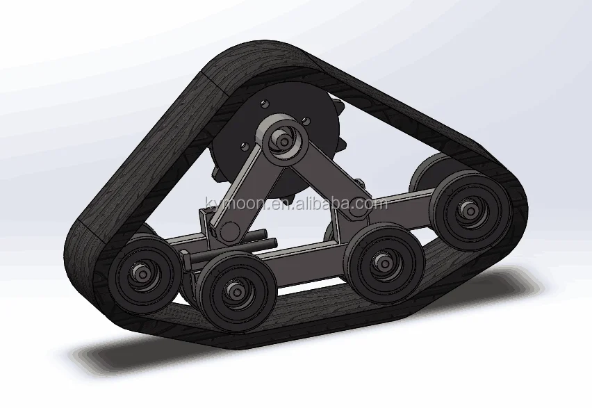 Rubber Track Conversion System Kits/rubber Track System For Mini Tiller