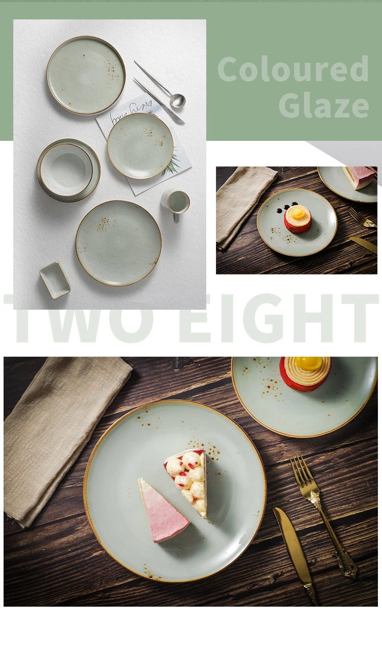 product-Two Eight-China importing Dessert Porcelain Dinner Plate, Guangzhou Factory Ceramics Dinner -1