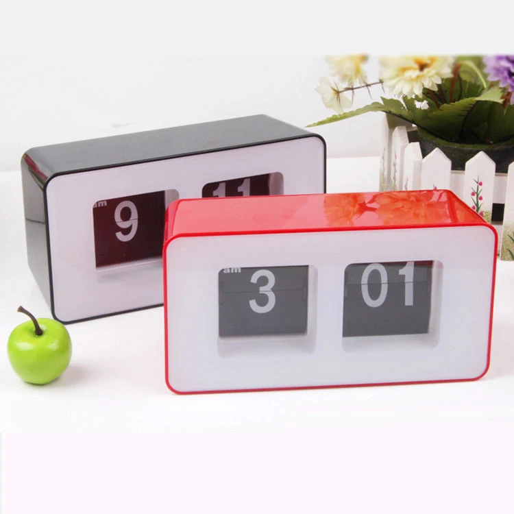 Khcl086 Aa Battery Powered Page Turning Table Desk Number Flip Alarm