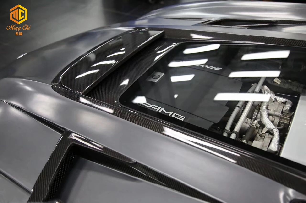 Carbon Fiber Hood For Mercedes Benz Amg Gt Gts Gt350 Amg 63s Frp Transparent Front Bumper Hood