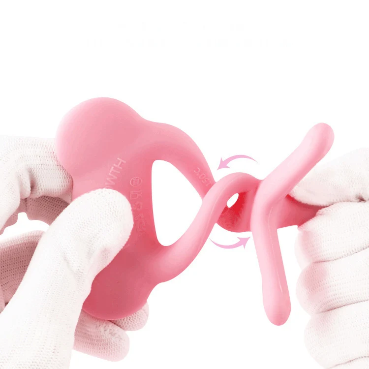 baby silicone teether toy