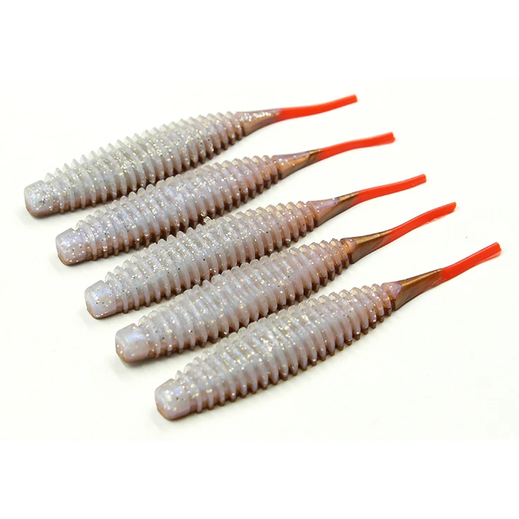 Selco Vivid Natural Fish Shape Fork Tail Wrapped Lead Fish Lure Soft