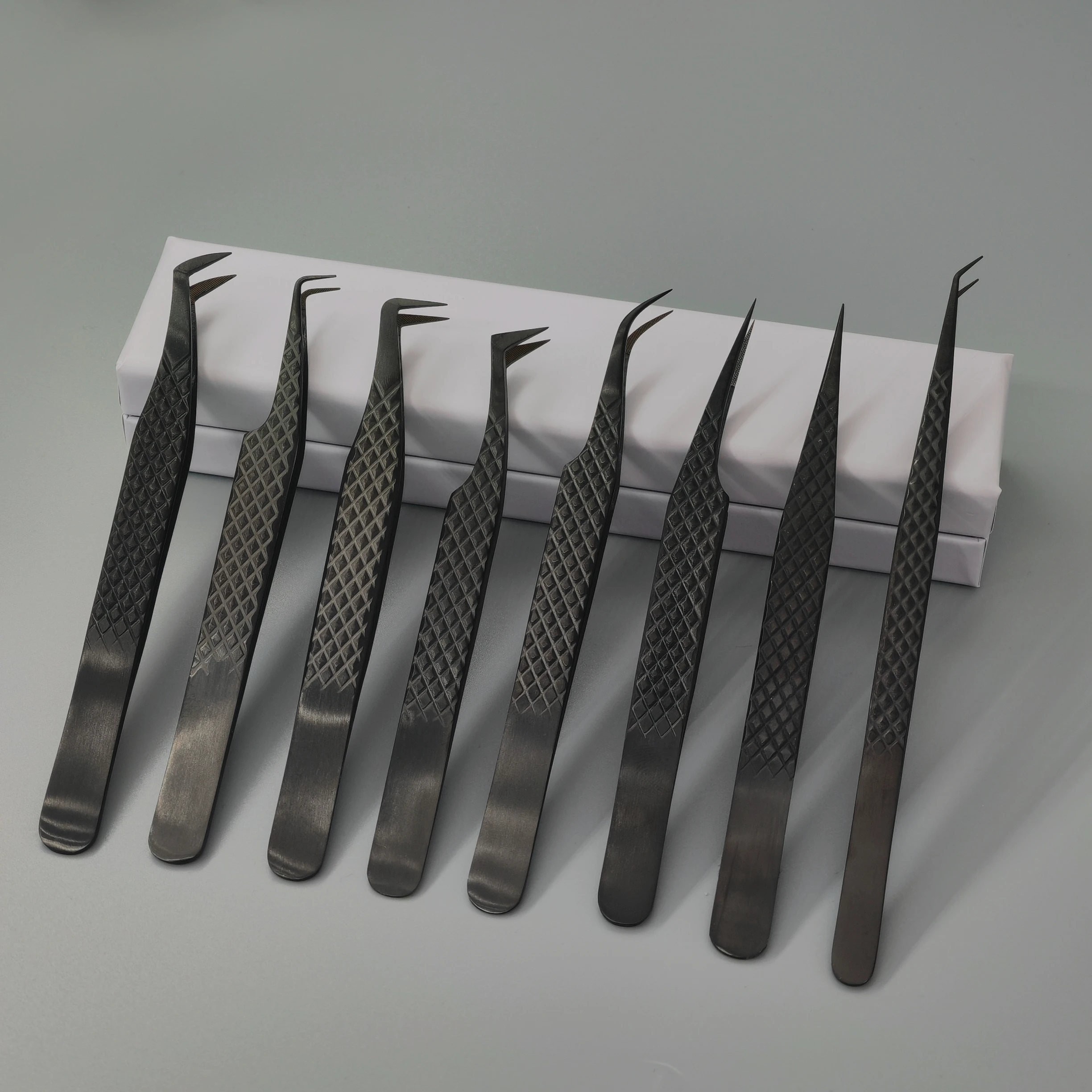 90 Degree Custom Private Label Fiber Grip Fiber Tip Volume Lash