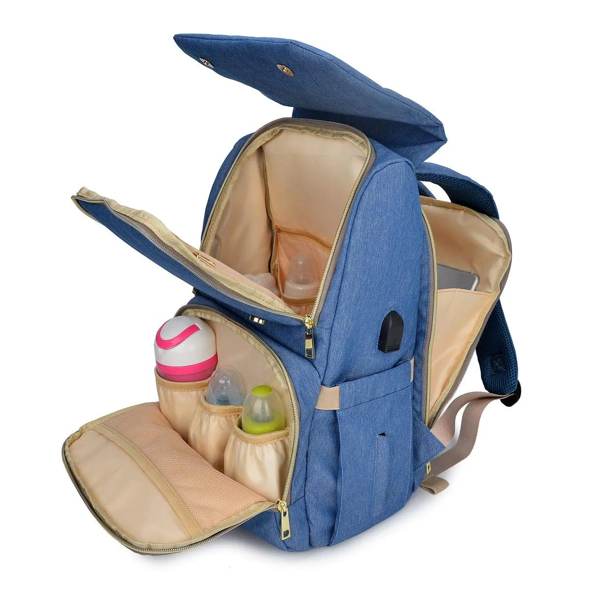 Multifunction Adult Love Baby Diaper Backpack With Insulated Pockets Buy Baby Diaper Backpack