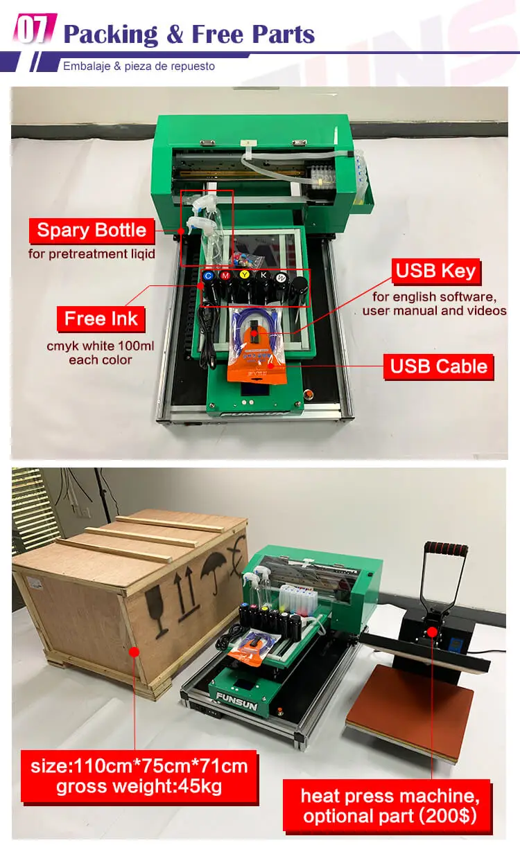 Customized T Shirt Printing Machine